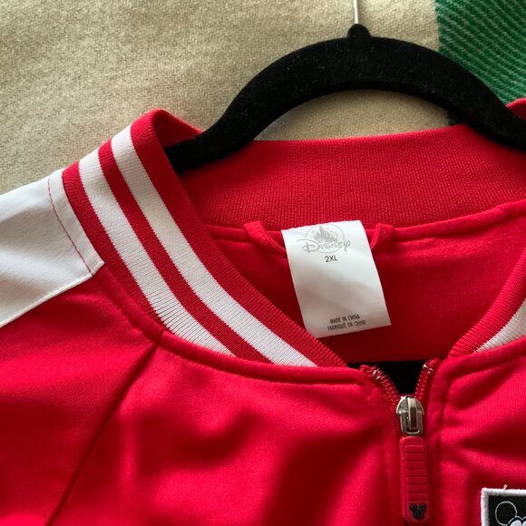 DISNEY MICKEY MOUSE RED TRACK JACKET 2XL - Picture 5 of 9
